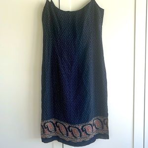 100% silk Ralph by Ralph Lauren spaghetti strap dress